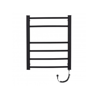 CERANO - Elektrický sušák ručníků Luca - 97 W - černá matná - 660x550 mm