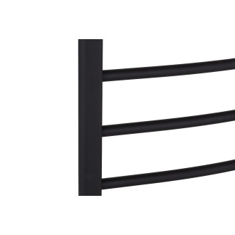 CERANO - Elektrický sušák ručníků Luca - 97 W - černá matná - 660x550 mm