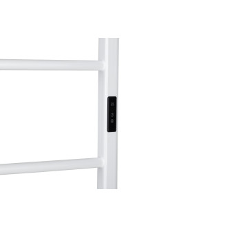 CERANO - Elektrický sušák ručníků Luca, s displejem - 128 W - bílá lesklá - 860x550 mm