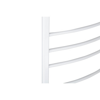 CERANO - Elektrický sušák ručníků Luca, s displejem - 187 W - bílá lesklá - 1160x550 mm