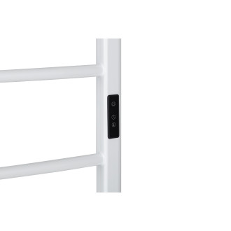 CERANO - Elektrický sušák ručníků Luca, s displejem - 187 W - bílá lesklá - 1160x550 mm