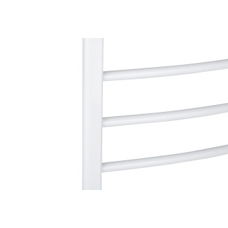 CERANO - Elektrický sušák ručníků Luca, s displejem - 97 W - bílá lesklá - 660x550 mm