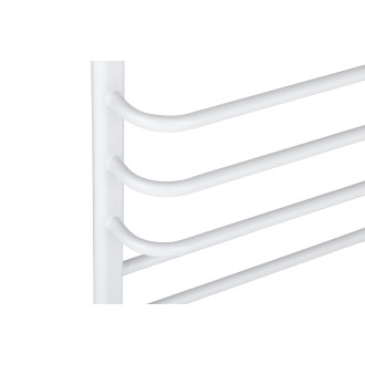 CERANO - Elektrický sušák ručníků Ricardo, s displejem - 229 W - bílá lesklá - 1160x550 mm