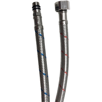 CERANO - Flexibilní připojovací hadice stojánkové baterie M10x3/8" - nerez - 80 cm - 2ks