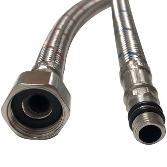 CERANO - Flexibilní připojovací hadice stojánkové baterie M10x3/8" - nerez - 80 cm - 2ks
