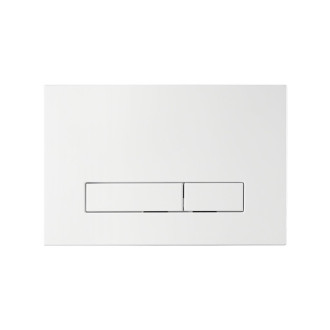 CERANO - Kompletní podomítkový WC set Lite/Cesso - bílá matná - WC tlačítko Slim, bílé - k zazdění - 49x36 cm