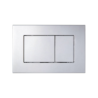 CERANO - Kompletní podomítkový WC set Lite/Norbi - bílá lesklá - WC tlačítko Classic, chrom - k zazdění - 48,5x36,5 cm