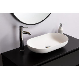 CERANO - Koupelnová skříňka Carole s deskou pod umyvadlo - 18 mm - černá matná - 101x49,8x46,5 cm