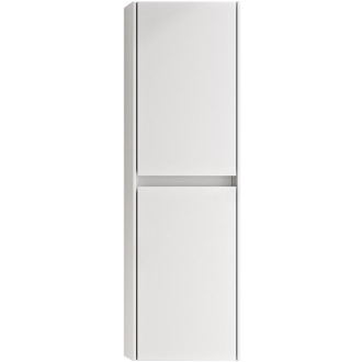 CERANO - Koupelnová skříňka Noira vysoká - bílá matná - 30x100x15 cm