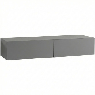 CERANO - Koupelnová skříňka pod nástěnné umyvadlo/doplňková Noira  - šedá matná - 120x43x28 cm