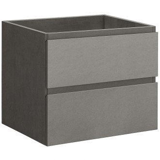 CERANO - Koupelnová skříňka pod umyvadlo Carole - betonově šedá - 69x48x45 cm