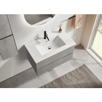 CERANO - Koupelnová skříňka pod umyvadlo Carole - betonově šedá - 69x48x45 cm