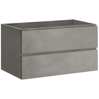 CERANO - Koupelnová skříňka pod umyvadlo Carole - betonově šedá - 79x48x45 cm
