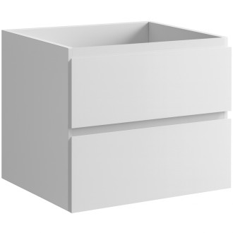 CERANO - Koupelnová skříňka pod umyvadlo Carole - bílá matná - 69x48x45 cm
