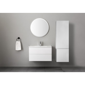 CERANO - Koupelnová skříňka pod umyvadlo Carole - bílá matná - 79x48x45 cm