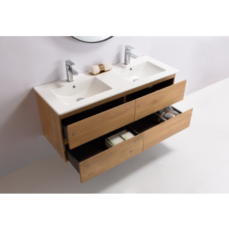 CERANO Koupelnová skříňka pod umyvadlo Carole přírodní 120x49,8x45,2 cm CER-431590