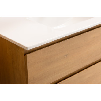 CERANO Koupelnová skříňka pod umyvadlo Carole přírodní 120x49,8x45,2 cm CER-431590