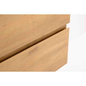 CERANO Koupelnová skříňka pod umyvadlo Carole přírodní 120x49,8x45,2 cm CER-431590