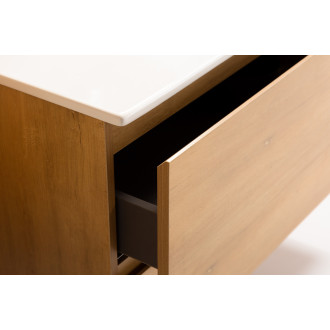 CERANO Koupelnová skříňka pod umyvadlo Carole přírodní 120x49,8x45,2 cm CER-431590