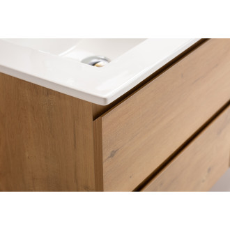 CERANO - Koupelnová skříňka pod umyvadlo Carole - dub medový - 138x48x45 cm