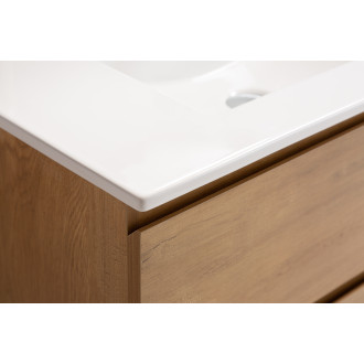 CERANO - Koupelnová skříňka pod umyvadlo Carole - dub medový - 79x48x45 cm