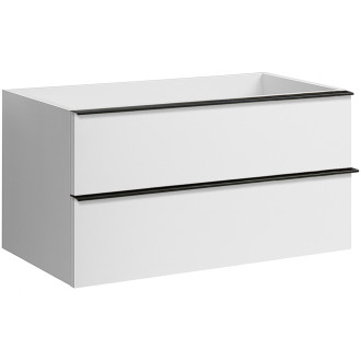 CERANO - Koupelnová skříňka pod umyvadlo Velora - bílá matná - 100x49,8x46 cm