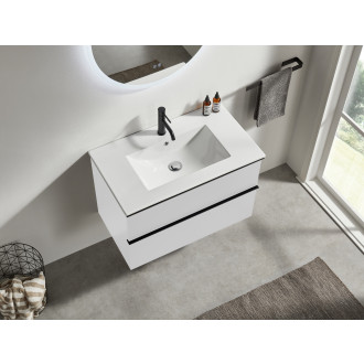 CERANO - Koupelnová skříňka pod umyvadlo Velora - bílá matná - 100x49,8x46 cm