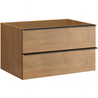 CERANO - Koupelnová skříňka pod umyvadlo Velora - dub medový - 80x49,8x46 cm