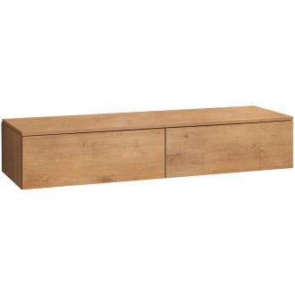 CERANO - Koupelnová skříňka pro umyvadla na desku Noira - dub medový - 150x28x48 cm