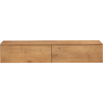 CERANO - Koupelnová skříňka pro umyvadla na desku Noira - dub medový - 150x48x28 cm