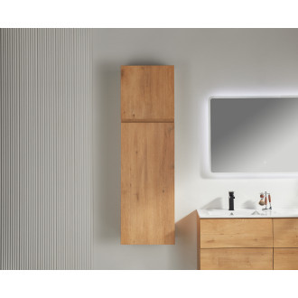 CERANO - Koupelnová skříňka vysoká Carole - dub medový - 45x150x34 cm