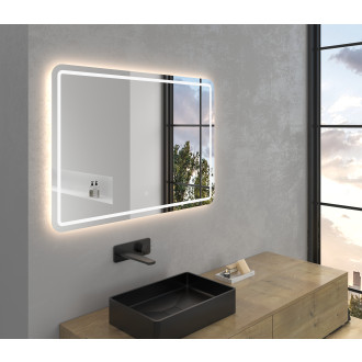 CERANO - Koupelnové LED zrcadlo Aspetto - 120x70 cm