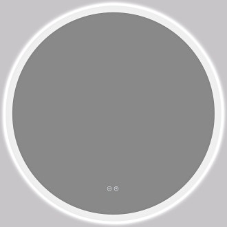 CERANO - Koupelnové LED zrcadlo Aureo - Ø 50 cm