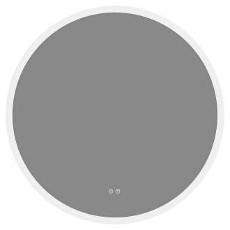 CERANO - Koupelnové LED zrcadlo Aureo - Ø 60 cm