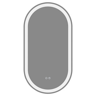 CERANO - Koupelnové LED zrcadlo Ayvo - 40x60 cm