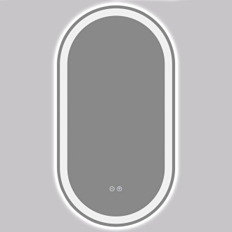 CERANO - Koupelnové LED zrcadlo Ayvo - 45x90 cm