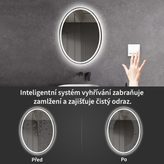 CERANO - Koupelnové LED zrcadlo Cielo - 60x80 cm