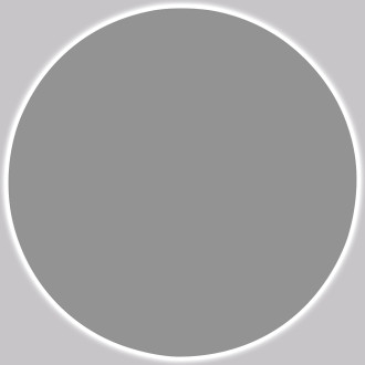 CERANO - Koupelnové LED zrcadlo Libro - Ø 80 cm