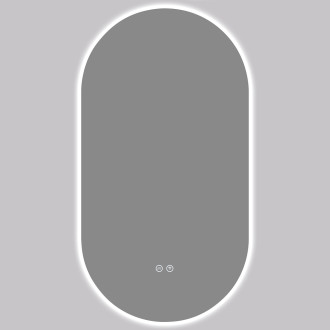 CERANO - Koupelnové LED zrcadlo Luno - 40x80 cm