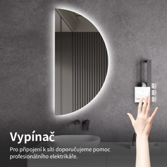 CERANO Koupelnové LED zrcadlo Mare 50x100