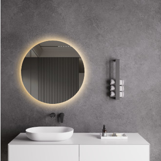 CERANO - Koupelnové LED zrcadlo Nome - Ø 60 cm