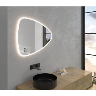 CERANO - Koupelnové LED zrcadlo Riflettore - 80x65 cm