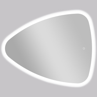 CERANO - Koupelnové LED zrcadlo Riflettore - 90x75 cm