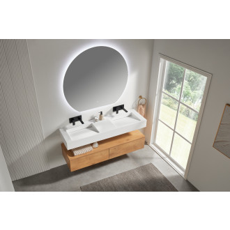 CERANO - Koupelnové LED zrcadlo Rondo - Ø 120 cm