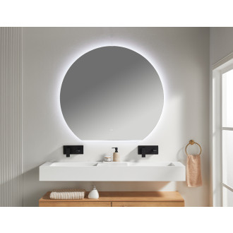 CERANO - Koupelnové LED zrcadlo Rondo - Ø 140 cm