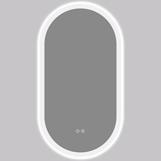 CERANO - Koupelnové LED zrcadlo Toro - 40x60 cm