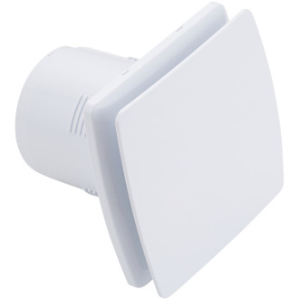 CERANO - Koupelnový axiální ventilátor, 12W, potrubí 100mm - bílá lesklá