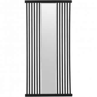 CERANO - Koupelnový elektrický radiátorový set Maximus - 600W - černá matná - 1510x740 mm