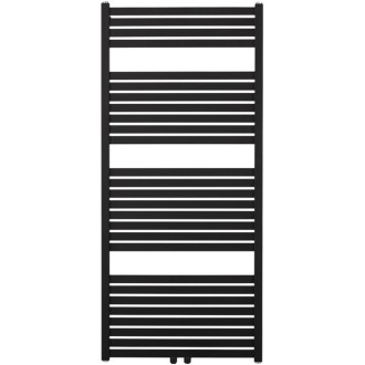 CERANO - Koupelnový elektrický radiátorový set Vincenzo - 600W - černá matná - 1340x600 mm