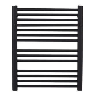 CERANO - Koupelnový radiátor Antonio - boční připojení - 351W - černá matná - 660x550mm